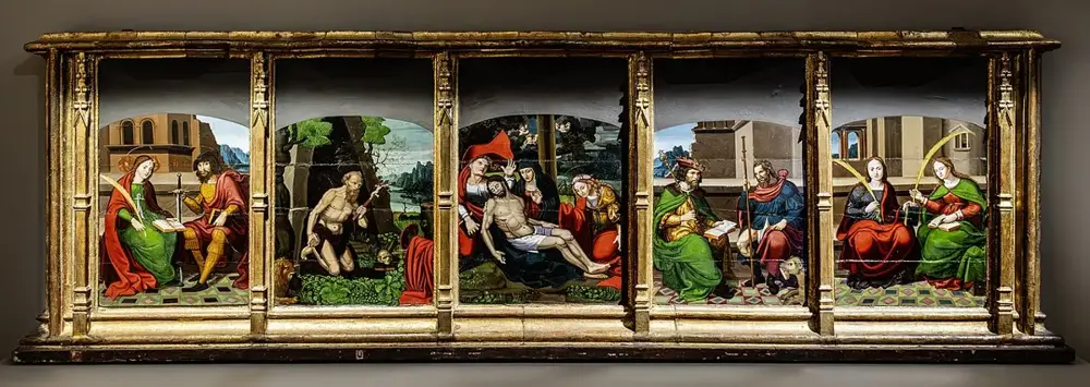 (Castres) Maître d'Alcira - Prédelle - Musée Goya